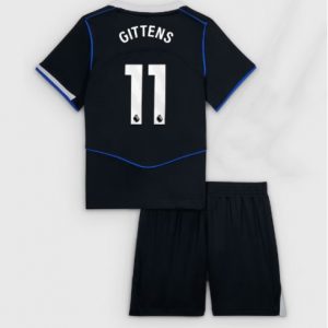 Koszulka piłkarska Chelsea Jamie Gittens #11 Koszulka Trzeciej dziecięce 2025-26 +Krótkie Spodenk