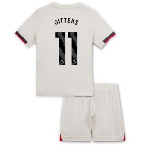 Koszulka piłkarska Chelsea Jamie Gittens #11 Koszulka Wyjazdowej dziecięce 2025-26 +Krótkie Spodenk