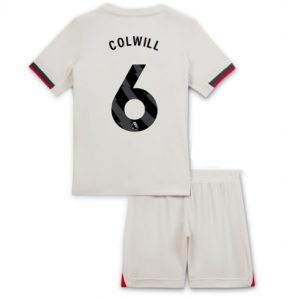 Koszulka piłkarska Chelsea Levi Colwill #6 Koszulka Wyjazdowej dziecięce 2025-26 +Krótkie Spodenk