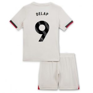 Koszulka piłkarska Chelsea Liam Delap #9 Koszulka Wyjazdowej dziecięce 2025-26 +Krótkie Spodenk