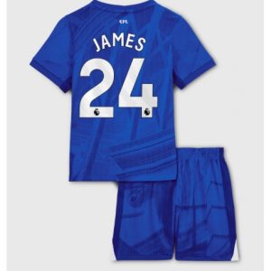 Koszulka piłkarska Chelsea Reece James #24 Koszulka Podstawowej dziecięce 2025-26 +Krótkie Spodenk