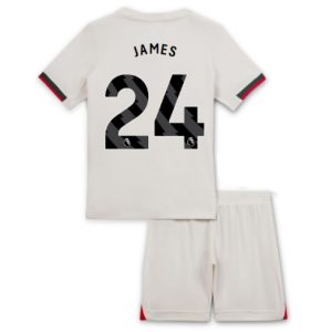 Koszulka piłkarska Chelsea Reece James #24 Koszulka Wyjazdowej dziecięce 2025-26 +Krótkie Spodenk