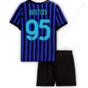 Koszulka piłkarska Inter Milan Alessandro Bastoni #95 Koszulka Podstawowej dziecięce 2025-26 +Krótkie Spodenk