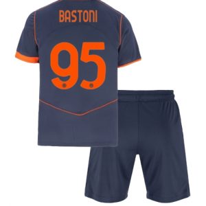 Koszulka piłkarska Inter Milan Alessandro Bastoni #95 Koszulka Trzeciej dziecięce 2025-26 +Krótkie Spodenk