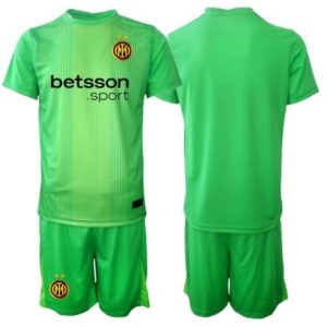 Koszulka piłkarska Inter Milan Bramkarskie Koszulka Trzeciej dziecięce 2025-26 +Krótkie Spodenk