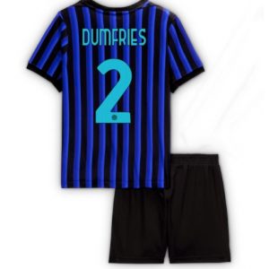 Koszulka piłkarska Inter Milan Denzel Dumfries #2 Koszulka Podstawowej dziecięce 2025-26 +Krótkie Spodenk