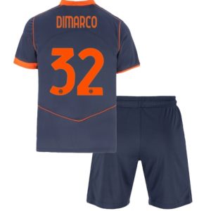 Koszulka piłkarska Inter Milan Federico Dimarco #32 Koszulka Trzeciej dziecięce 2025-26 +Krótkie Spodenk
