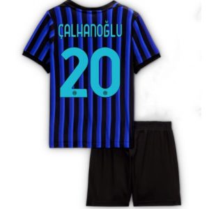 Koszulka piłkarska Inter Milan Hakan Calhanoglu #20 Koszulka Podstawowej dziecięce 2025-26 +Krótkie Spodenk