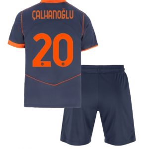 Koszulka piłkarska Inter Milan Hakan Calhanoglu #20 Koszulka Trzeciej dziecięce 2025-26 +Krótkie Spodenk