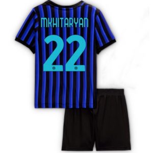Koszulka piłkarska Inter Milan Henrikh Mkhitaryan #22 Koszulka Podstawowej dziecięce 2025-26 +Krótkie Spodenk