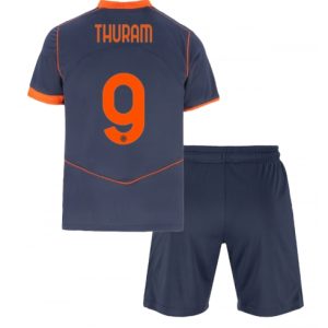 Koszulka piłkarska Inter Milan Marcus Thuram #9 Koszulka Trzeciej dziecięce 2025-26 +Krótkie Spodenk