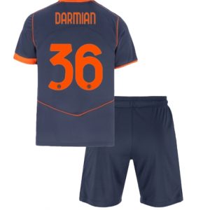 Koszulka piłkarska Inter Milan Matteo Darmian #36 Koszulka Trzeciej dziecięce 2025-26 +Krótkie Spodenk