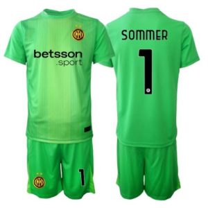 Koszulka piłkarska Inter Milan Yann Sommer #1 Bramkarskie Koszulka Trzeciej dziecięce 2025-26 +Krótkie Spodenk