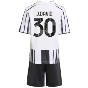 Koszulka piłkarska Juventus Jonathan David #30 Koszulka Podstawowej dziecięce 2025-26 +Krótkie Spodenk