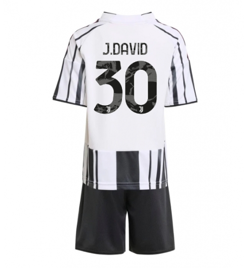 Koszulka piłkarska Juventus Jonathan David #30 Koszulka Podstawowej dziecięce 2025-26 +Krótkie Spodenk Koszulka piłkarska Juventus Jonathan David #30 Koszulka Podstawowej dziecięce 2025-26 +Krótkie Spodenk