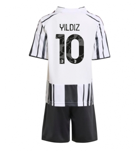Koszulka piłkarska Juventus Kenan Yildiz #10 Koszulka Podstawowej dziecięce 2025-26 +Krótkie Spodenk Koszulka piłkarska Juventus Kenan Yildiz #10 Koszulka Podstawowej dziecięce 2025-26 +Krótkie Spodenk