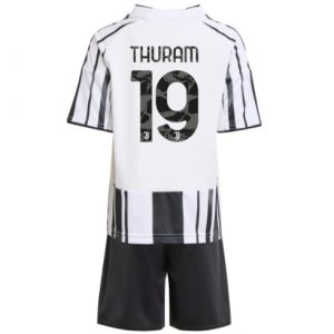 Koszulka piłkarska Juventus Khephren Thuram #19 Koszulka Podstawowej dziecięce 2025-26 +Krótkie Spodenk