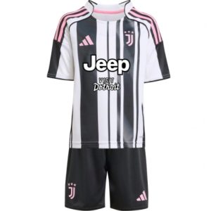 Koszulka piłkarska Juventus Koszulka Podstawowej dziecięce 2025-26 +Krótkie Spodenk