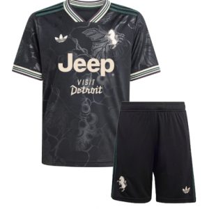 Koszulka piłkarska Juventus Koszulka Trzeciej dziecięce 2025-26 +Krótkie Spodenk