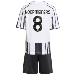 Koszulka piłkarska Juventus Teun Koopmeiners #8 Koszulka Podstawowej dziecięce 2025-26 +Krótkie Spodenk