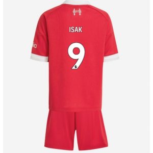 Koszulka piłkarska Liverpool Alexander Isak #9 Koszulka Podstawowej dziecięce 2025-26 +Krótkie Spodenk