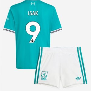 Koszulka piłkarska Liverpool Alexander Isak #9 Koszulka Trzeciej dziecięce 2025-26 +Krótkie Spodenk