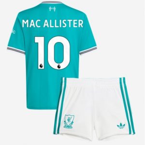Koszulka piłkarska Liverpool Alexis Mac Allister #10 Koszulka Trzeciej dziecięce 2025-26 +Krótkie Spodenk