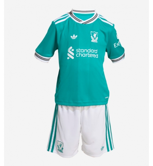 Koszulka piłkarska Liverpool Dominik Szoboszlai #8 Koszulka Trzeciej dziecięce 2025-26 +Krótkie Spodenk 2 Koszulka piłkarska Liverpool Dominik Szoboszlai #8 Koszulka Trzeciej dziecięce 2025-26 +Krótkie Spodenk