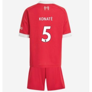 Koszulka piłkarska Liverpool Ibrahima Konate #5 Koszulka Podstawowej dziecięce 2025-26 +Krótkie Spodenk