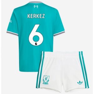 Koszulka piłkarska Liverpool Milos Kerkez #6 Koszulka Trzeciej dziecięce 2025-26 +Krótkie Spodenk