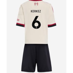 Koszulka piłkarska Liverpool Milos Kerkez #6 Koszulka Wyjazdowej dziecięce 2025-26 +Krótkie Spodenk