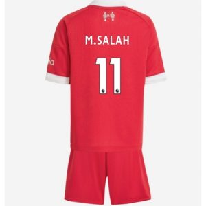 Koszulka piłkarska Liverpool Mohamed Salah #11 Koszulka Podstawowej dziecięce 2025-26 +Krótkie Spodenk