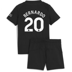 Koszulka piłkarska Manchester City Bernardo Silva #20 Koszulka Wyjazdowej dziecięce 2025-26 +Krótkie Spodenk Koszulka piłkarska Manchester City Bernardo Silva #20 Koszulka Wyjazdowej dziecięce 2025-26 +Krótkie Spodenk