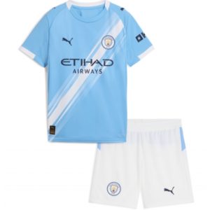 Koszulka piłkarska Manchester City Koszulka Podstawowej dziecięce 2025-26 +Krótkie Spodenk Koszulka piłkarska Manchester City Koszulka Podstawowej dziecięce 2025-26 +Krótkie Spodenk
