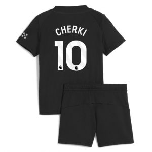Koszulka piłkarska Manchester City Rayan Cherki #10 Koszulka Wyjazdowej dziecięce 2025-26 +Krótkie Spodenk Koszulka piłkarska Manchester City Rayan Cherki #10 Koszulka Wyjazdowej dziecięce 2025-26 +Krótkie Spodenk