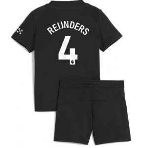 Koszulka piłkarska Manchester City Tijjani Reijnders #4 Koszulka Wyjazdowej dziecięce 2025-26 +Krótkie Spodenk Koszulka piłkarska Manchester City Tijjani Reijnders #4 Koszulka Wyjazdowej dziecięce 2025-26 +Krótkie Spodenk