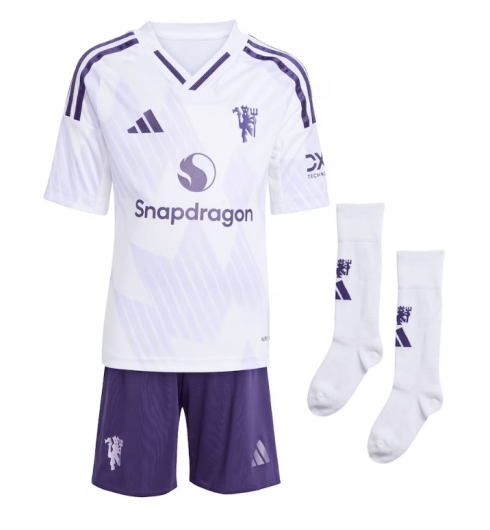 Koszulka piłkarska Manchester United Benjamin Sesko #30 Koszulka Wyjazdowej dziecięce 2025-26 +Krótkie Spodenk 2 Koszulka piłkarska Manchester United Benjamin Sesko #30 Koszulka Wyjazdowej dziecięce 2025-26 +Krótkie Spodenk