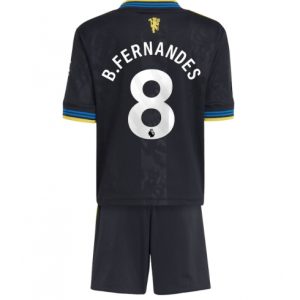 Koszulka piłkarska Manchester United Bruno Fernandes #8 Koszulka Trzeciej dziecięce 2025-26 +Krótkie Spodenk Koszulka piłkarska Manchester United Bruno Fernandes #8 Koszulka Trzeciej dziecięce 2025-26 +Krótkie Spodenk