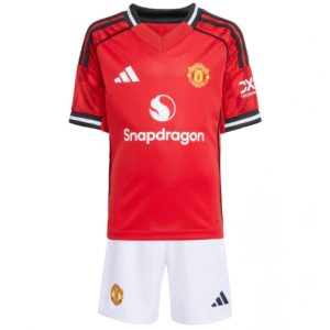 Koszulka piłkarska Manchester United Koszulka Podstawowej dziecięce 2025-26 +Krótkie Spodenk Koszulka piłkarska Manchester United Koszulka Podstawowej dziecięce 2025-26 +Krótkie Spodenk