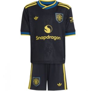 Koszulka piłkarska Manchester United Koszulka Trzeciej dziecięce 2025-26 +Krótkie Spodenk Koszulka piłkarska Manchester United Koszulka Trzeciej dziecięce 2025-26 +Krótkie Spodenk