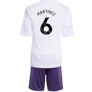 Koszulka piłkarska Manchester United Lisandro Martinez #6 Koszulka Wyjazdowej dziecięce 2025-26 +Krótkie Spodenk Koszulka piłkarska Manchester United Lisandro Martinez #6 Koszulka Wyjazdowej dziecięce 2025-26 +Krótkie Spodenk