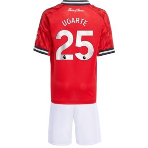 Koszulka piłkarska Manchester United Manuel Ugarte #25 Koszulka Podstawowej dziecięce 2025-26 +Krótkie Spodenk Koszulka piłkarska Manchester United Manuel Ugarte #25 Koszulka Podstawowej dziecięce 2025-26 +Krótkie Spodenk