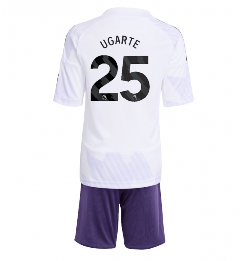 Koszulka piłkarska Manchester United Manuel Ugarte #25 Koszulka Wyjazdowej dziecięce 2025-26 +Krótkie Spodenk Koszulka piłkarska Manchester United Manuel Ugarte #25 Koszulka Wyjazdowej dziecięce 2025-26 +Krótkie Spodenk