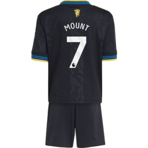 Koszulka piłkarska Manchester United Mason Mount #7 Koszulka Trzeciej dziecięce 2025-26 +Krótkie Spodenk Koszulka piłkarska Manchester United Mason Mount #7 Koszulka Trzeciej dziecięce 2025-26 +Krótkie Spodenk