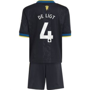 Koszulka piłkarska Manchester United Matthijs de Ligt #4 Koszulka Trzeciej dziecięce 2025-26 +Krótkie Spodenk Koszulka piłkarska Manchester United Matthijs de Ligt #4 Koszulka Trzeciej dziecięce 2025-26 +Krótkie Spodenk