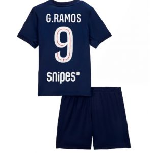 Koszulka piłkarska Paris Saint-Germain Goncalo Ramos #9 Koszulka Podstawowej dziecięce 2025-26 +Krótkie Spodenk