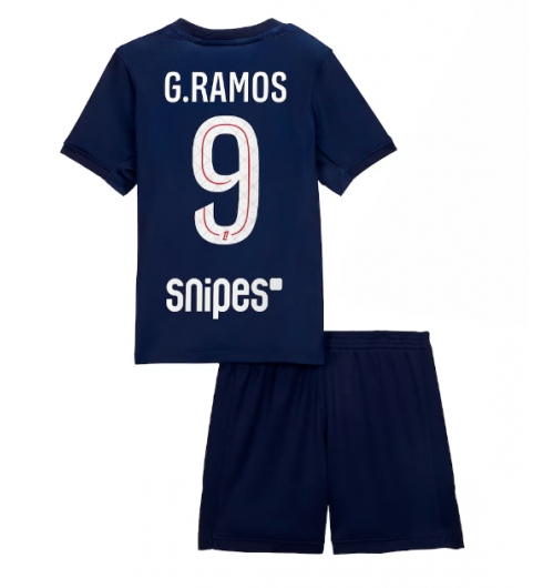 Koszulka piłkarska Paris Saint-Germain Goncalo Ramos #9 Koszulka Podstawowej dziecięce 2025-26 +Krótkie Spodenk Koszulka piłkarska Paris Saint-Germain Goncalo Ramos #9 Koszulka Podstawowej dziecięce 2025-26 +Krótkie Spodenk