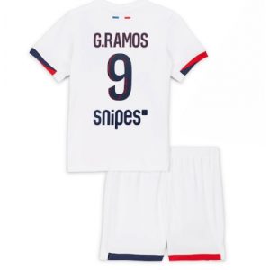 Koszulka piłkarska Paris Saint-Germain Goncalo Ramos #9 Koszulka Wyjazdowej dziecięce 2025-26 +Krótkie Spodenk
