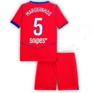 Koszulka piłkarska Paris Saint-Germain Marquinhos #5 Koszulka Trzeciej dziecięce 2025-26 +Krótkie Spodenk