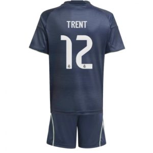 Koszulka piłkarska Real Madrid Alexander-Arnold #12 Koszulka Wyjazdowej dziecięce 2025-26 +Krótkie Spodenk